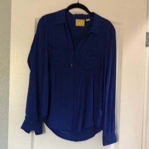 Royal blue blouse from Maeve by Anthropology. Size small.